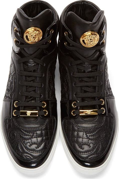 versace shoes 2022|versace black leather shoes.